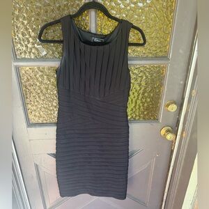 Elegant Black Sleeveless Dress dressbarn ruffled